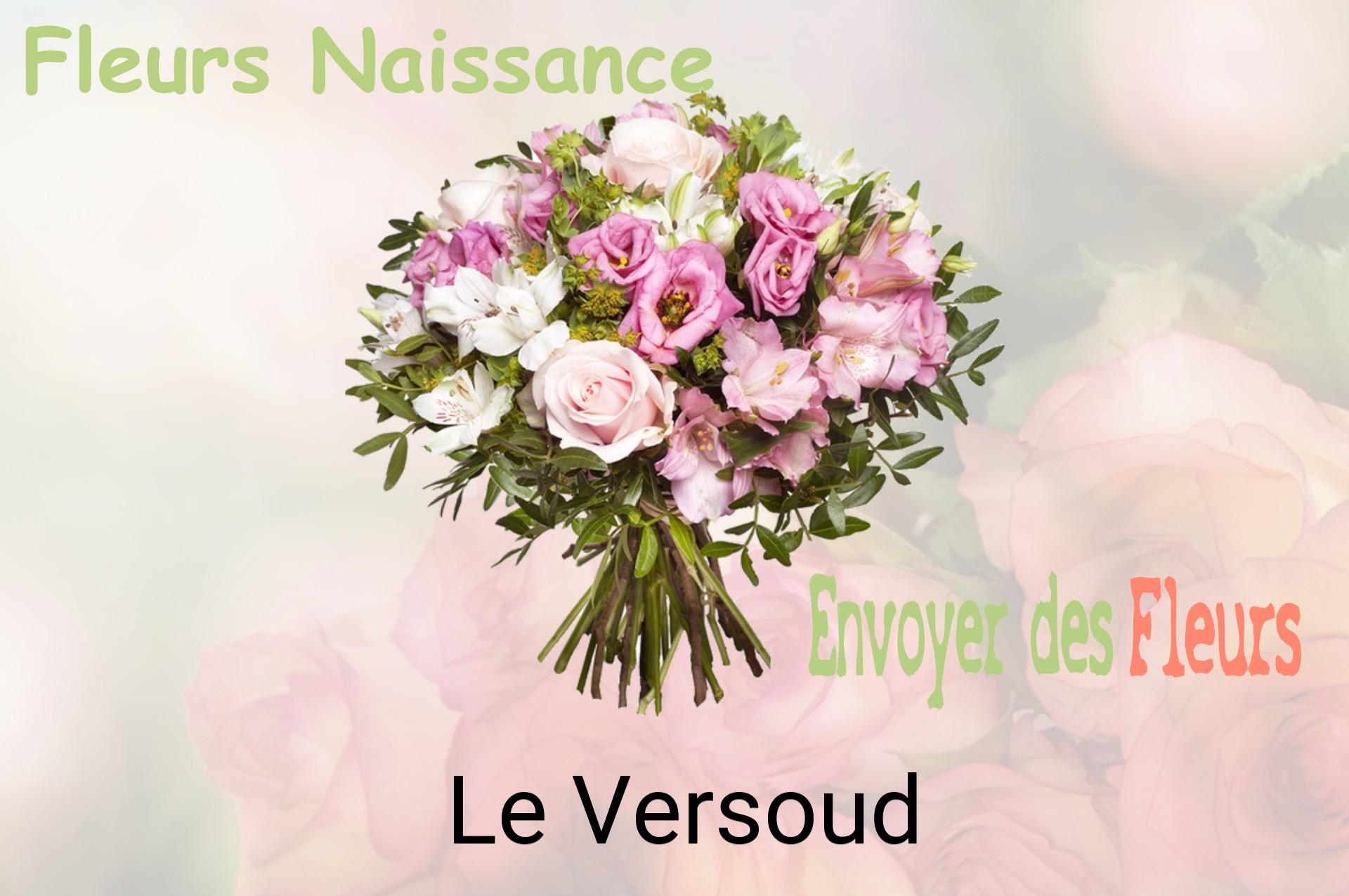 Bouquet de fleurs de naissance livré à Le Versoud